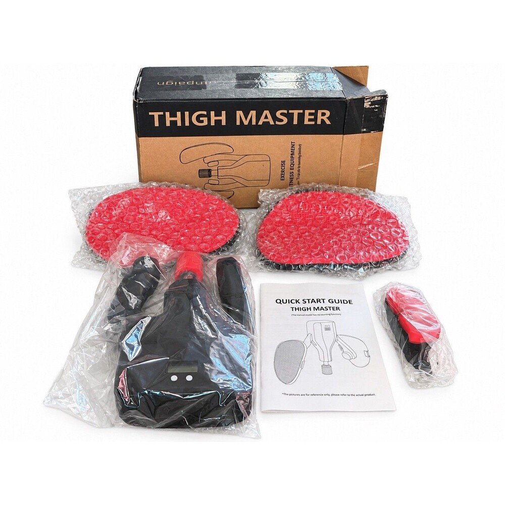 Thigh Master Adjustable Inner Thigh Hip Leg Exerciser Trainer w/ Box & Guide